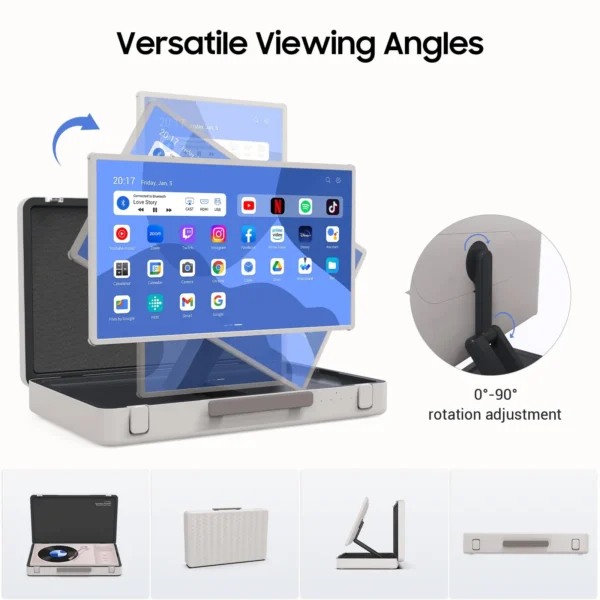 27-inch Smart Touchscreen Portable TV - Image 9