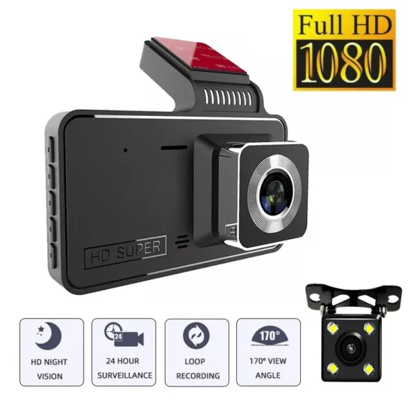 Drive Safe: Dual Cam Records Everything – Day & Night!