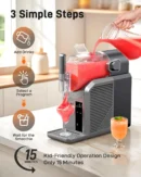 Rapid Chill Slushy Maker – Self-Cleaning, Ultra Quiet (40dB), Perfect for Home & Pool Parties