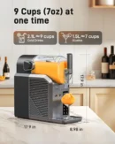 Rapid Chill Slushy Maker – Self-Cleaning, Ultra Quiet (40dB), Perfect for Home & Pool Parties