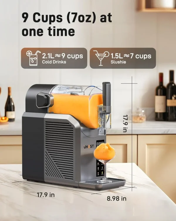 Rapid Chill Slushy Maker – Self-Cleaning, Ultra Quiet (40dB), Perfect for Home & Pool Parties - Image 4