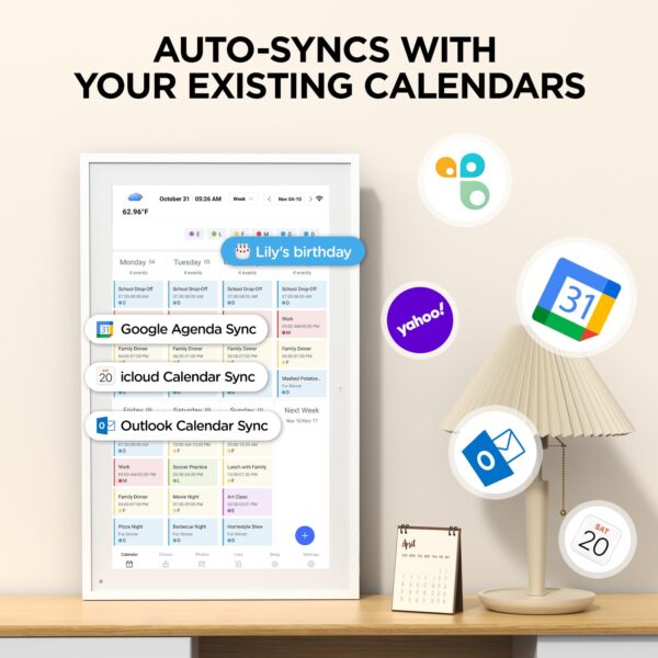 Display Interactive Touchscreen Digital Calendar - Image 4